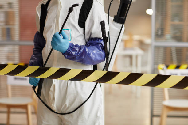 Professional Sewage Cleanup technician working in Lexington, VA